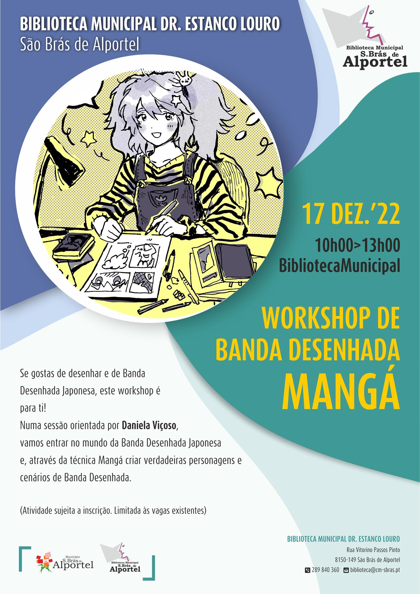 Workshop Mangá cartaz